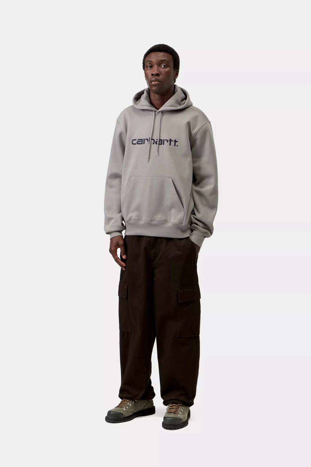 HOOD CARHARTT WIP SWEAT SHADY GREY