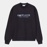 CREW CARHARTT WIP SOLAR CHROME BLACK