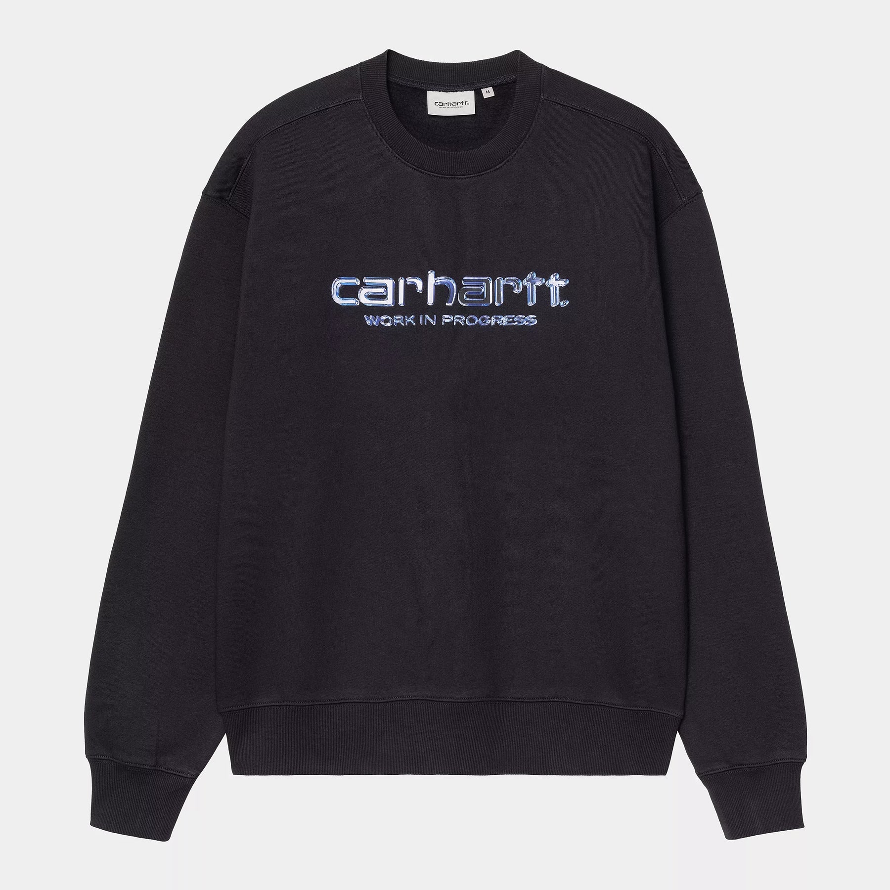 CREW CARHARTT WIP SOLAR CHROME BLACK
