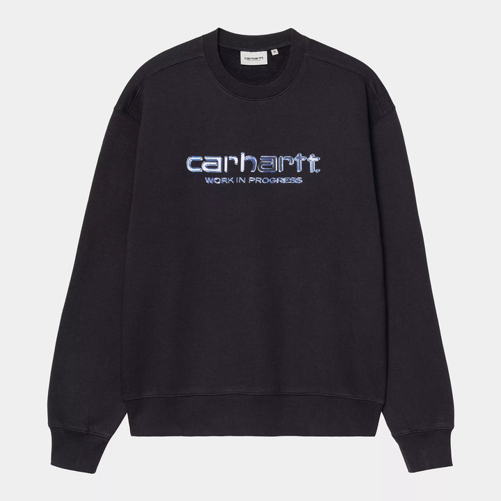 CREW CARHARTT WIP SOLAR CHROME BLACK