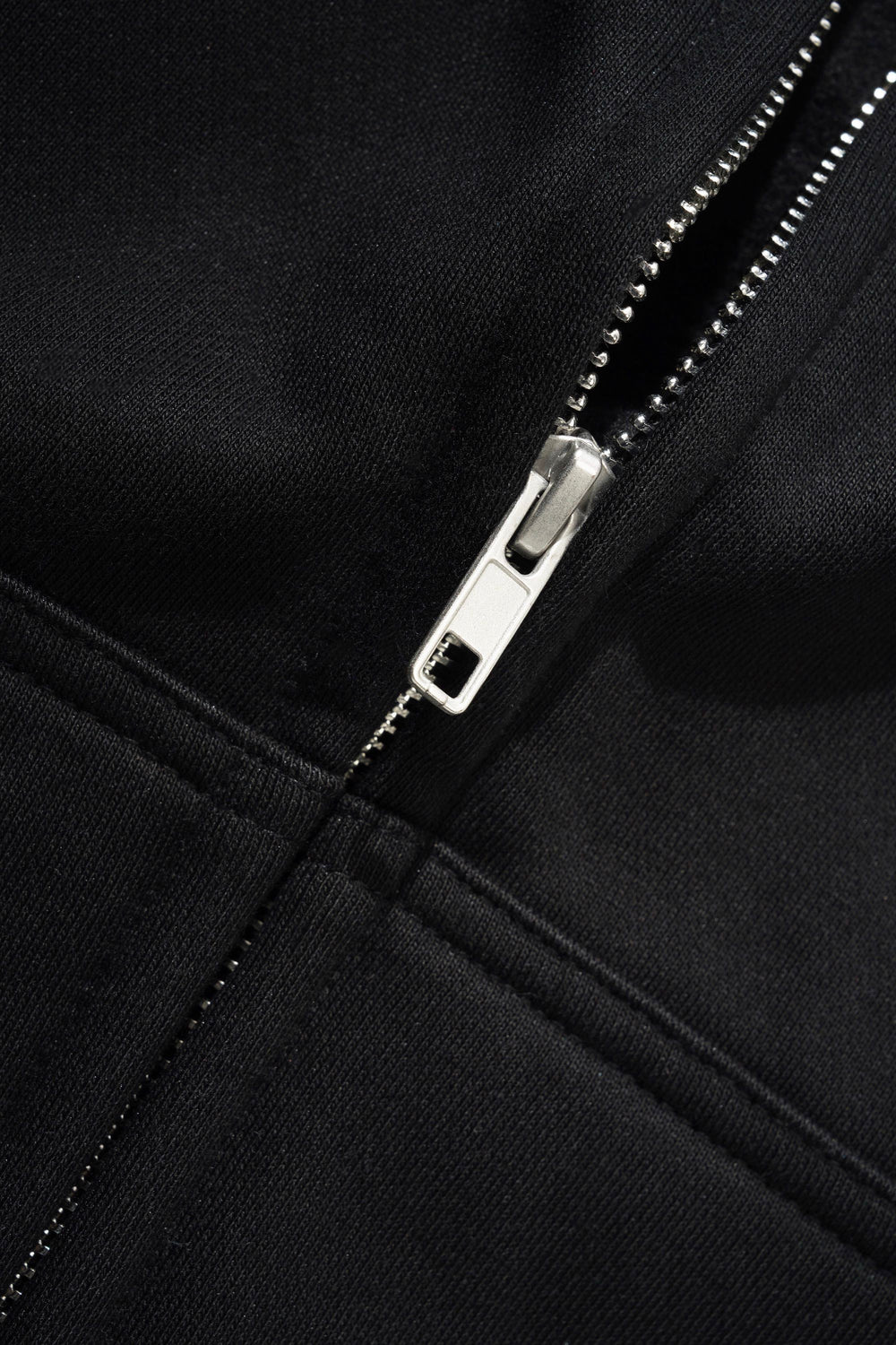 ZIP HOOD BUTTER SOLAR BLACK