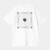 CTA CARHARTT WIP HEART BANDANA WHITE