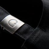 CARHARTT WIP CANVAS SCRIPT BLACK CAP