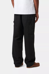 PANT CARHARTT WIP DOUBLE KNEE BLACK RINS