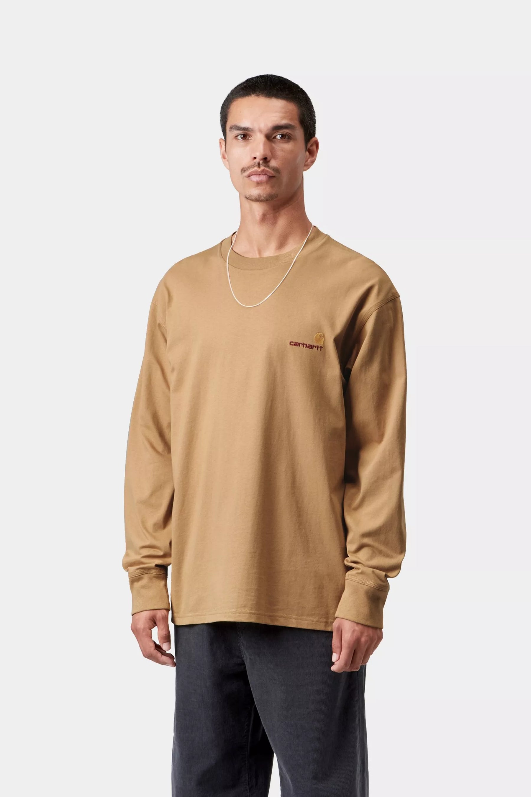 CTA CARHARTT WIP L/S AMERICAN DUSTY H