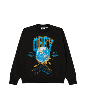 CREW OBEY ENJOY THE  RIDE BLACK
