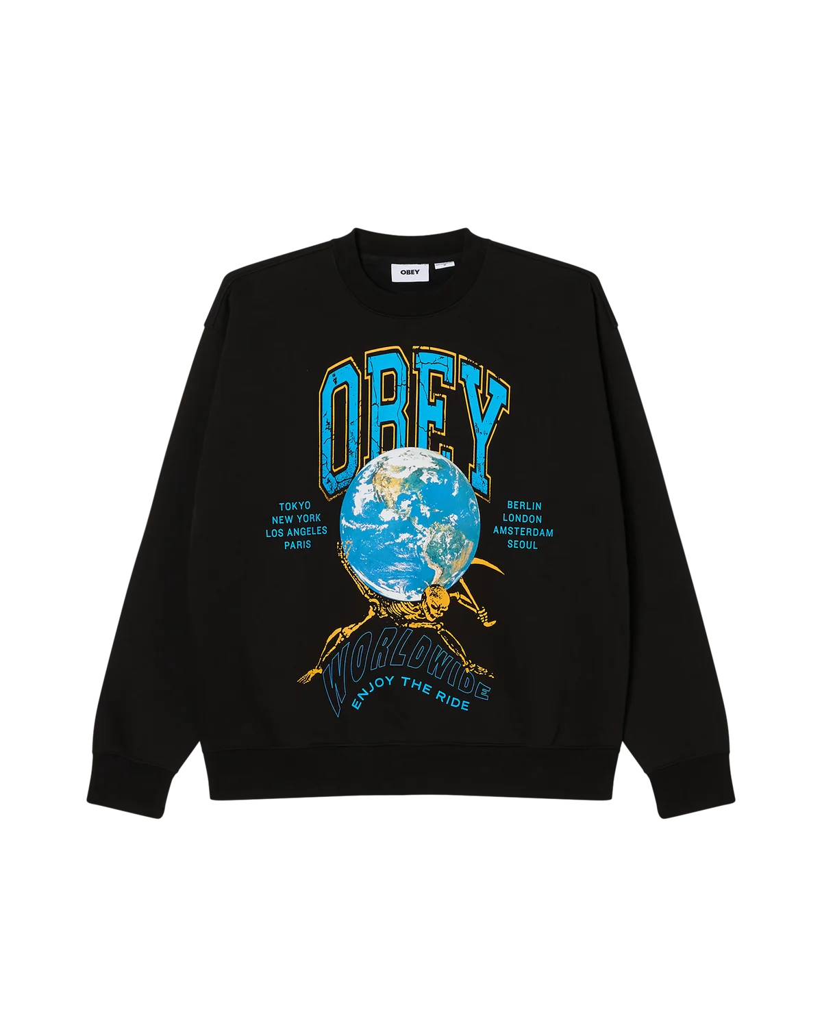 CREW OBEY ENJOY THE  RIDE BLACK