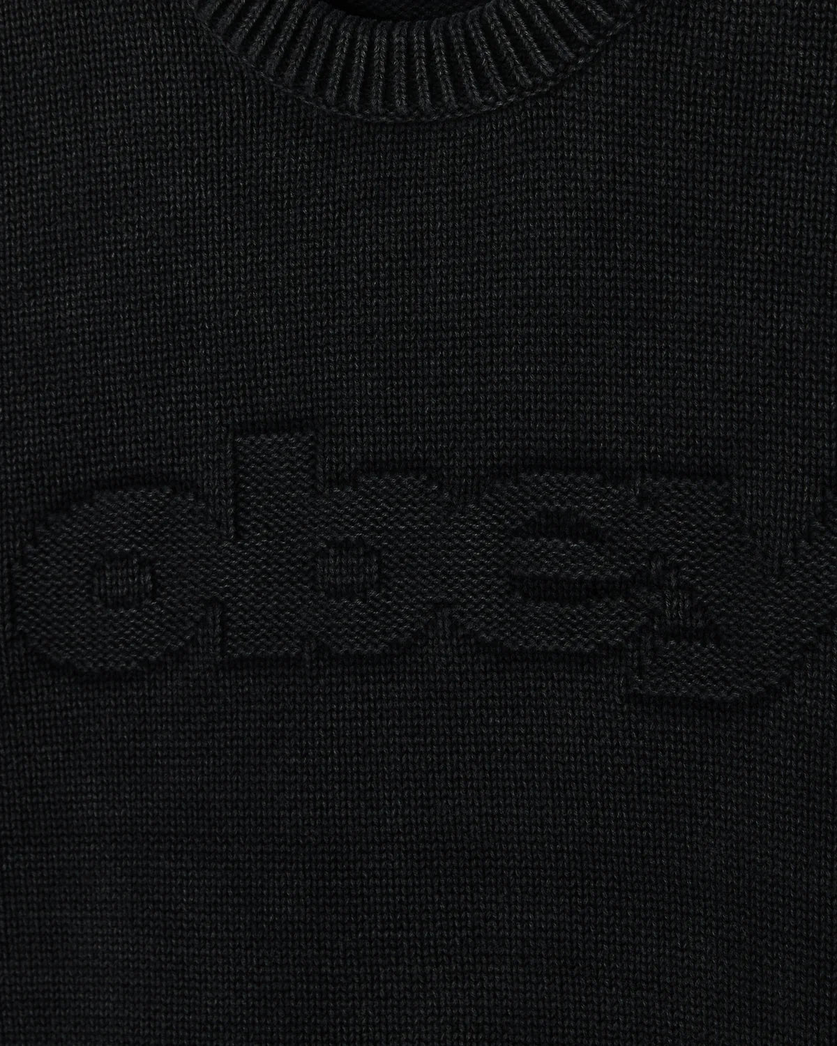 SWEATER OBEY SPEED LOGO BLACK FADED