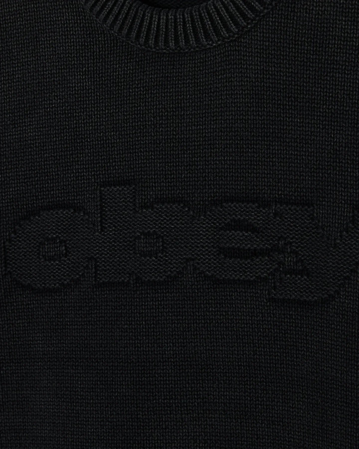SWEATER OBEY SPEED LOGO BLACK FADED