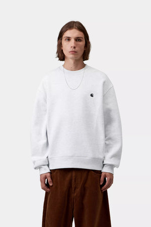 CREW CARHARTT WIP MACK ASH HEATHER
