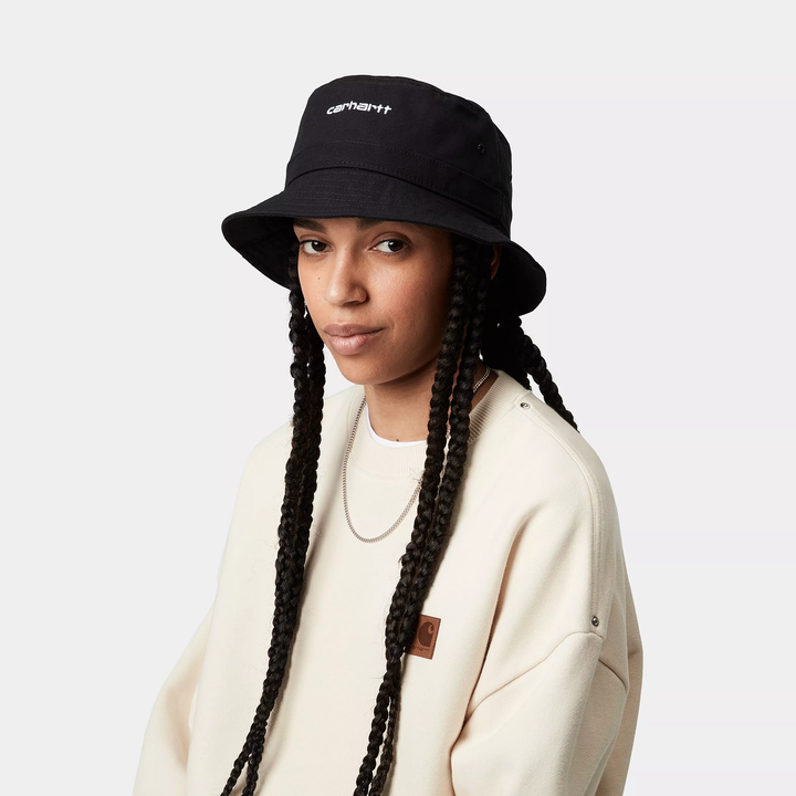 BUCKET CARHARTT WIP SCRIPT BLACK