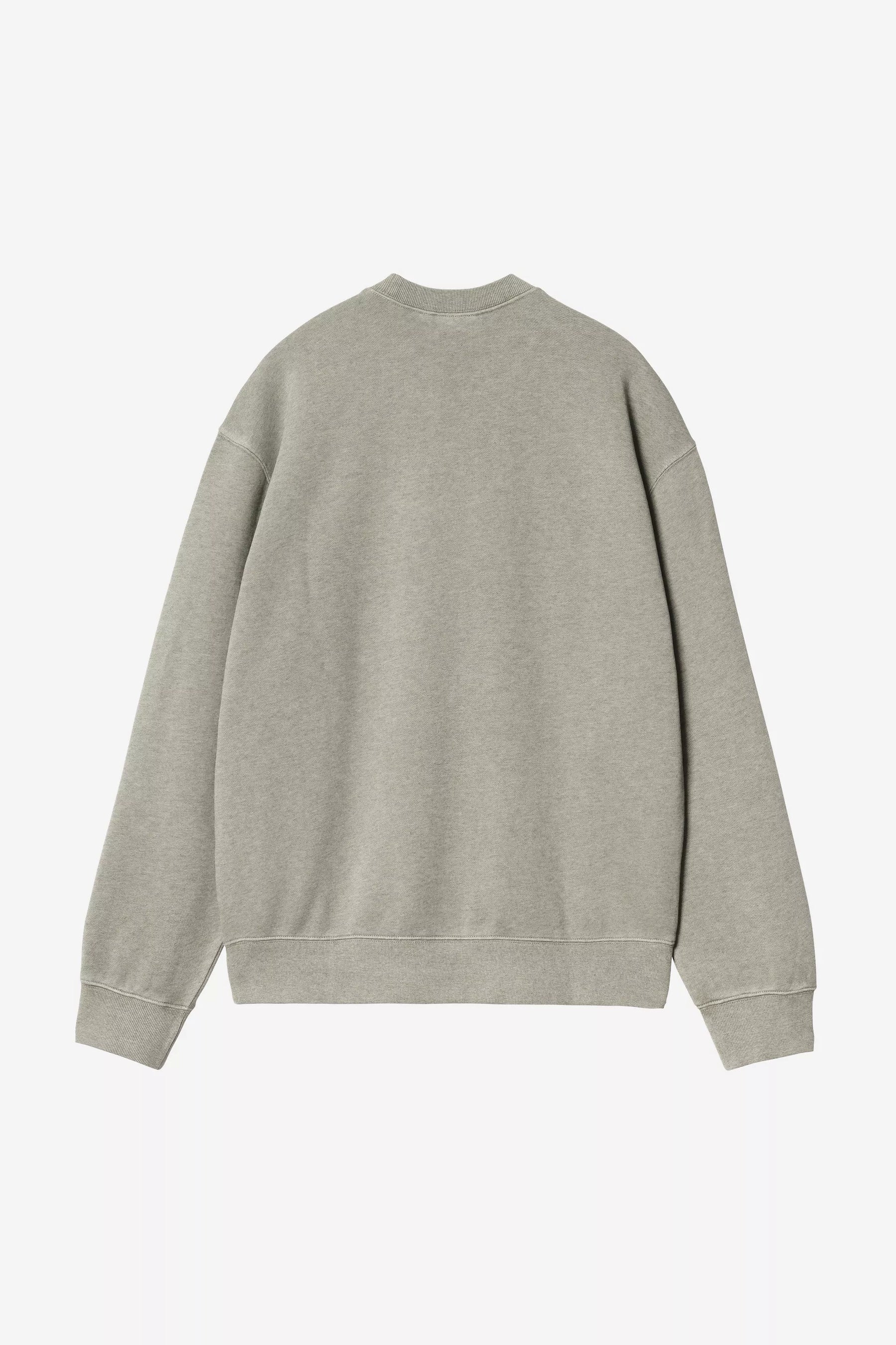 CREW CARHARTT WIP CASPIAN GREEN HEATHER