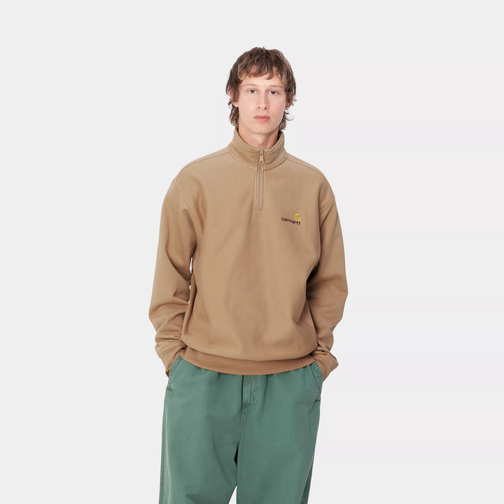 HALF ZIP CARHARTT WIP AMERICAN PEANUT