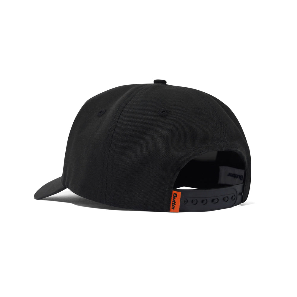 GORRA BUTTER TRUMPET 5 PANEL BLACK