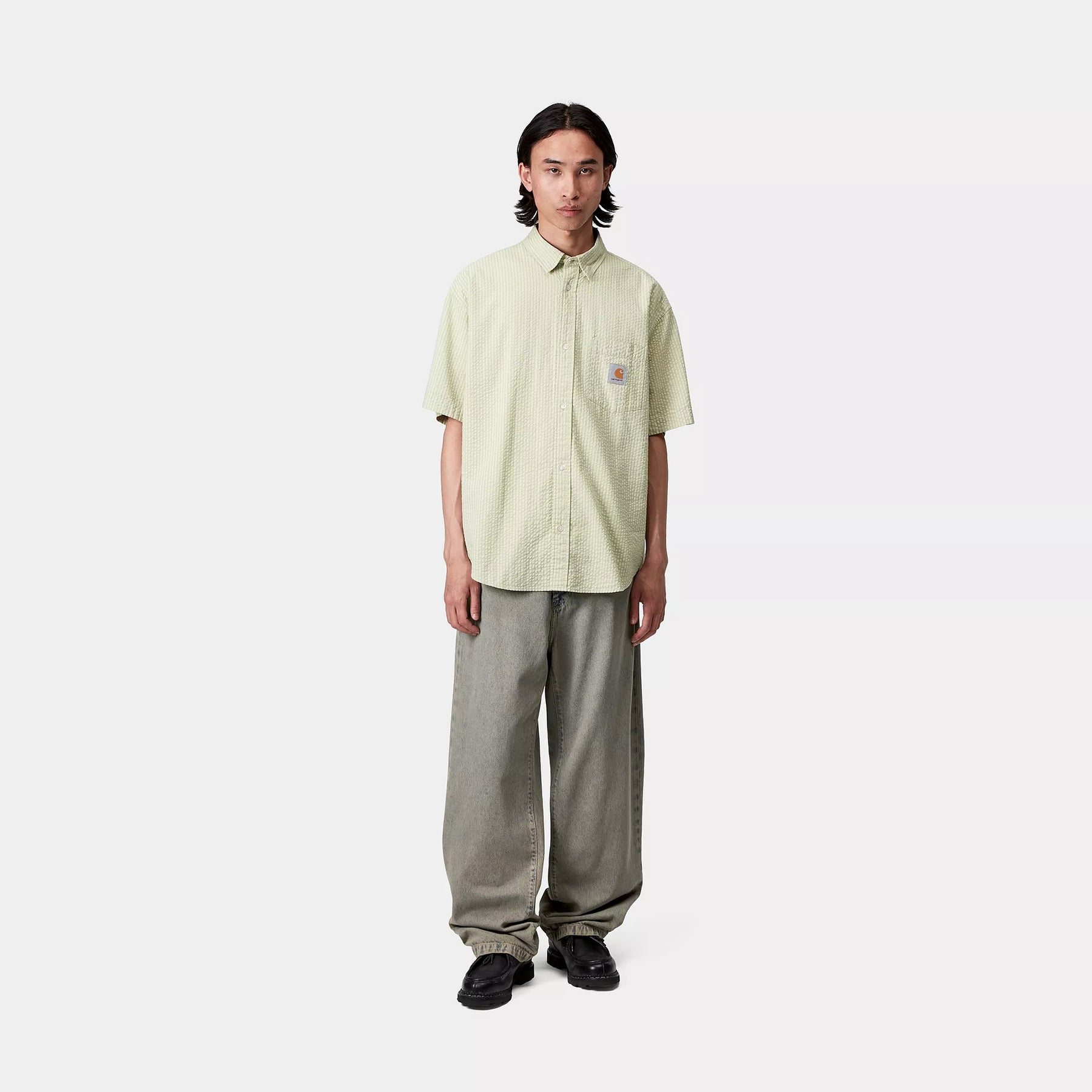 PANT CARHARTT WIP LANDON BLUE LEATHER