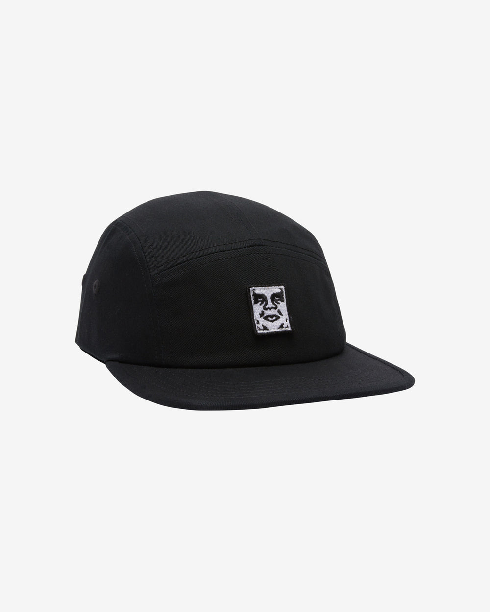 OBEY ICON PATCH TWILL CAMP BLACK CAP