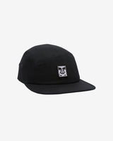 OBEY ICON PATCH TWILL CAMP BLACK CAP
