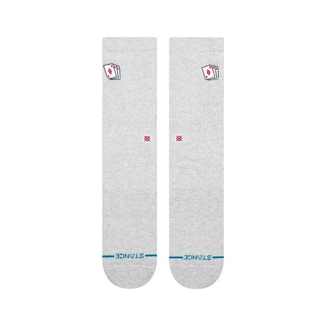 CALCETINES STANCE HIT ME HEATHER GREY