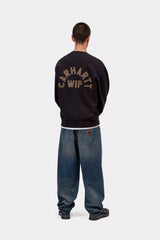 CREW CARHARTT WIP ARCH SCRIPT BLACK/HAMI