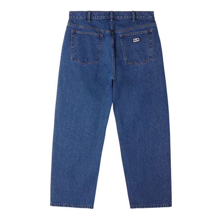 PANT OBEY BIGWIG BAGGY STONE WASH INDIGO
