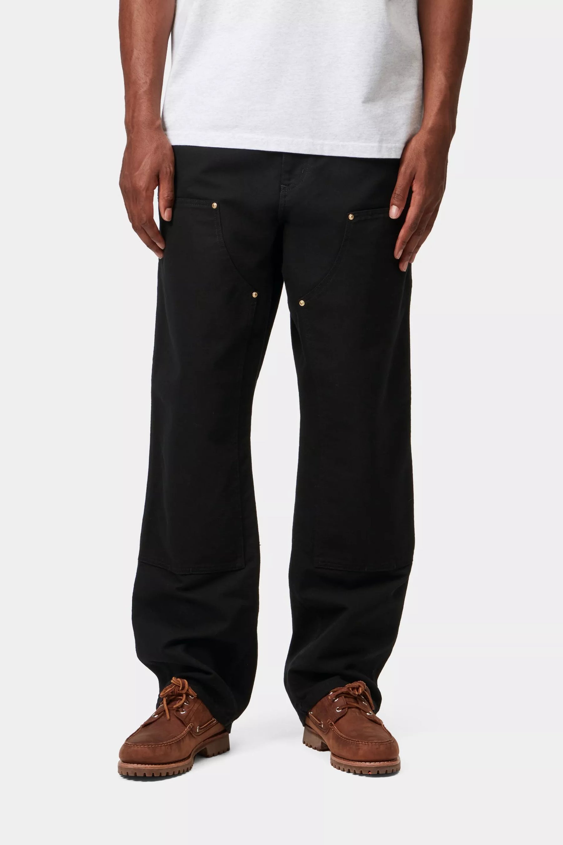 PANT CARHARTT WIP DOUBLE KNEE BLACK RINS