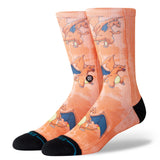 CALCETINES STANCE CHARIZARD ORANGE