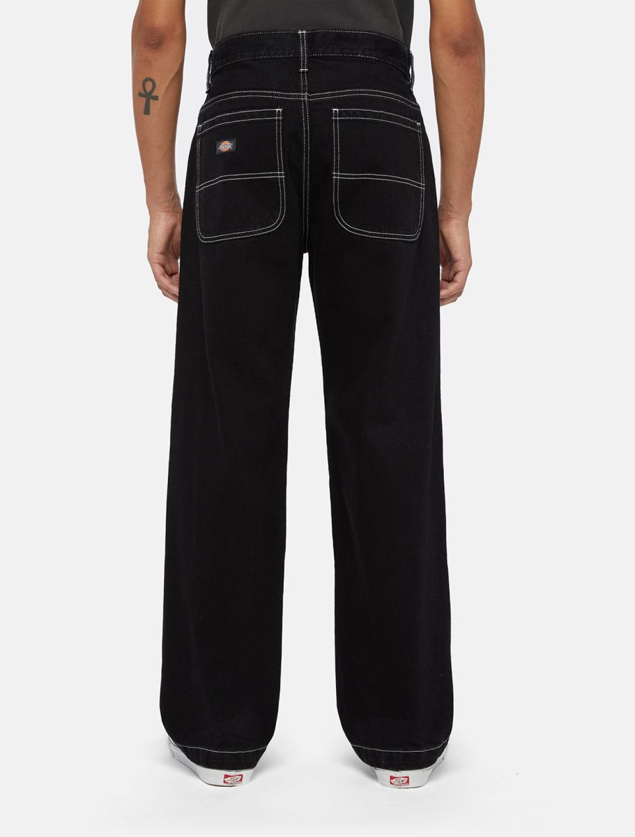 PANT DICKIES DOUBLE KNEE DENIM BLACK