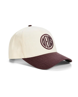GORRA DEUS PILL DEBOSS BURGUNDY
