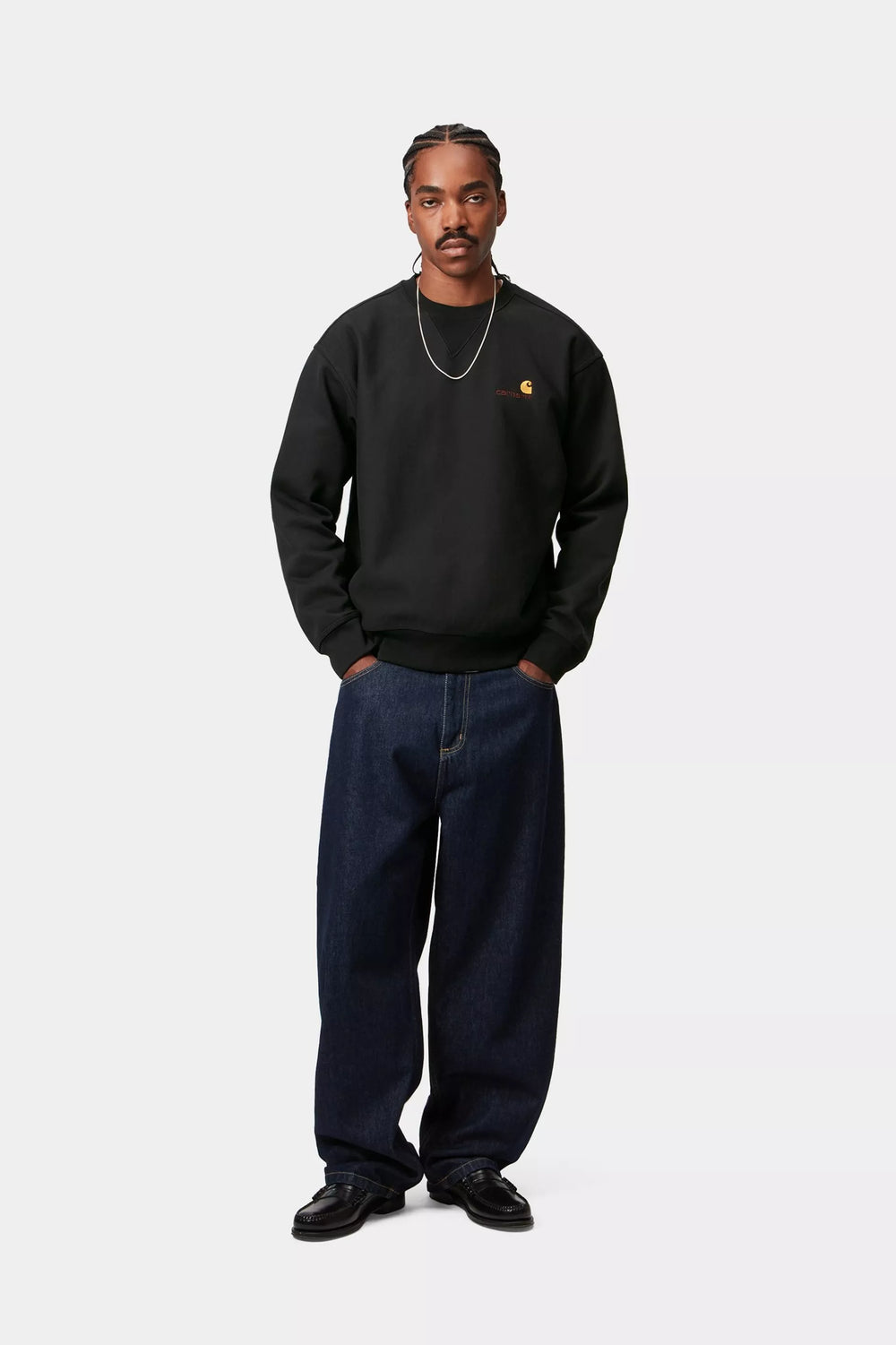 CREW CARHARTT WIP AMERICAN BLACK
