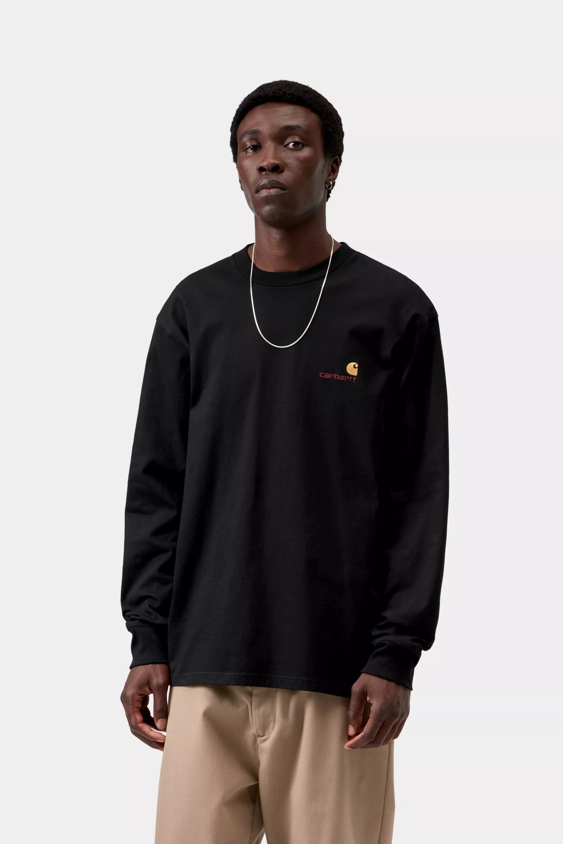 CTA CARHARTT WIP L/S AMERICAN BLACK