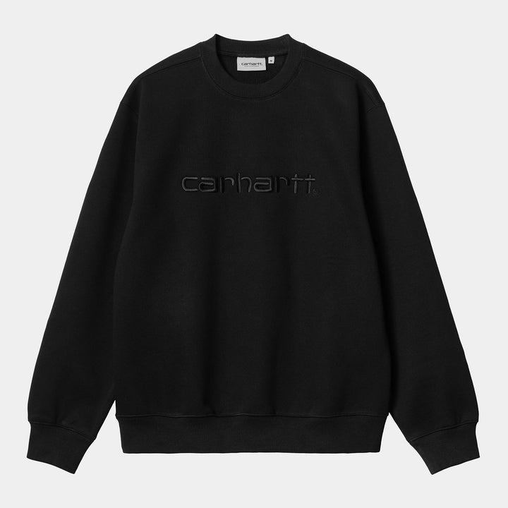 CREW CARHARTT WIP SWEAT BLACK/BLACK