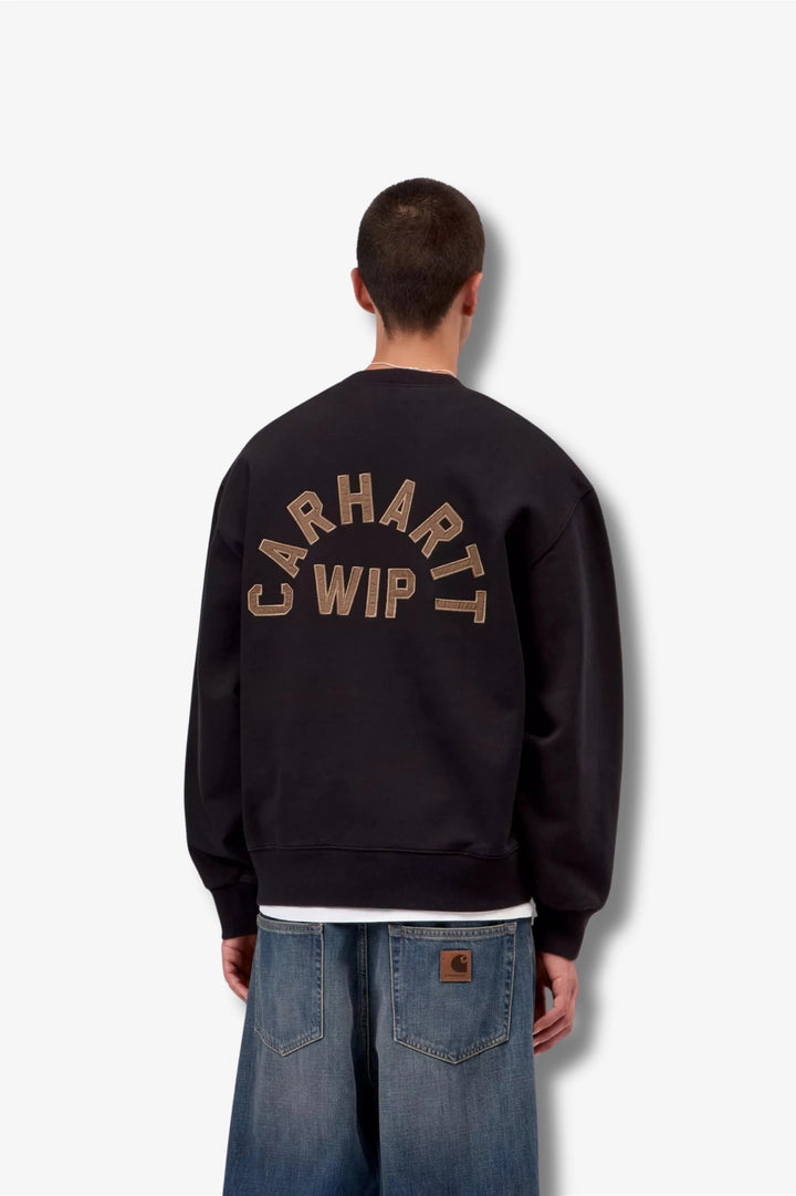 CREW CARHARTT WIP ARCH SCRIPT BLACK/HAMI